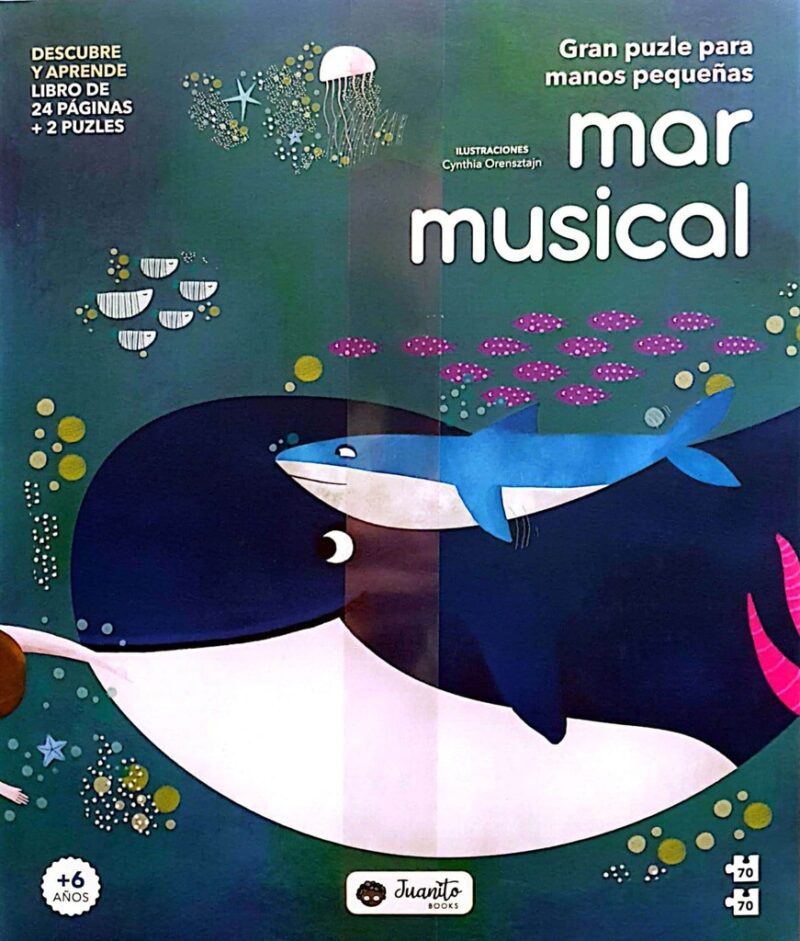 Mar Musical. Guía puzzle para manos pequeñas