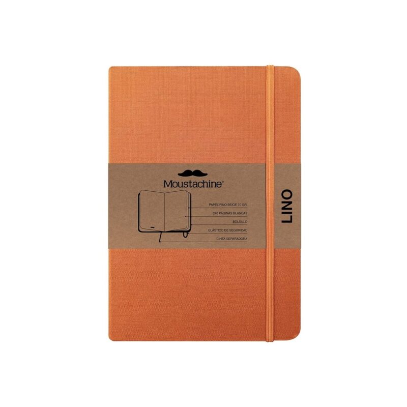 Moustachine Classic Linen Hardcover Ochre Blank Medium